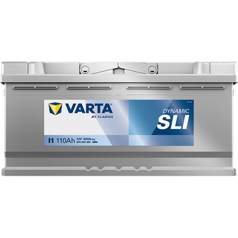 Аккумулятор VARTA 12 В 110Ач./920А (EN) Dynamic SLI (R+) 393x175x190 B13 - монтажный фланец 10.5мм (пусковой)