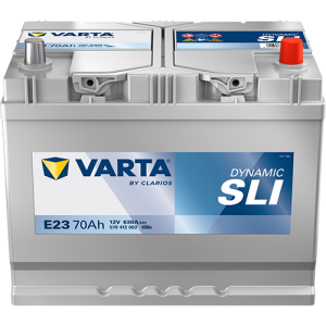 Аккумулятор VARTA 12 В 70Ач./630А (EN) Dynamic SLI (R+) 261x175x220 B01 - монтажный фланец 10.5мм (пусковой)