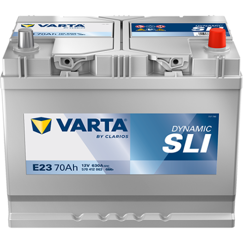 Акумулятор VARTA 12В 70Агод./630А (EN) Dynamic SLI (R+) 261x175x220 B01 - монтажний фланець 10.5мм (пусковий)