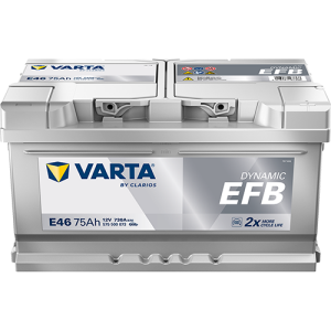 Аккумулятор VARTA 12 В 75Ач./730А (EN) Dynamic EFB START&STOP (R+) 315x175x175 B13 - монтажный фланец 10.5мм