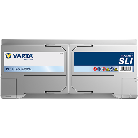 Аккумулятор VARTA 12 В 110Ач./920А (EN) Dynamic SLI (R+) 393x175x190 B13 - монтажный фланец 10.5мм (пусковой)