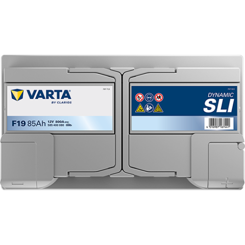 Акумулятор VARTA 12В 85Агод./800А (EN) Dynamic SLI (R+) 315x175x190 B13 - монтажний фланець 10.5мм (пусковий)