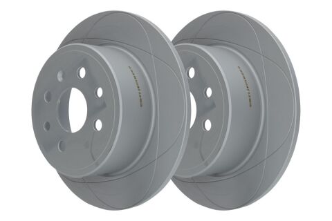 Диск гальмівний, 1шт, ATE PowerDisc, повний, наскрізні насічки, задній   лівий/правий, зовнішній діаметр 270 мм, товщина 10 мм, OPEL VECTRA B 1.6-2.5 09.95-07.03