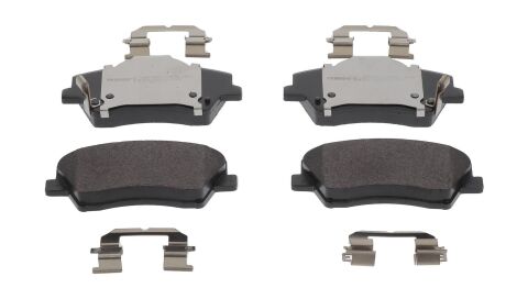 Комплект гальмівних колодок переднийіх (з комплектуючими), HYUNDAI ELANTRA V, ELANTRA VI, GENESIS, GRANDEUR, I30, IONIQ, VELOSTER  KIA CEE'D, CEED, NIRO, NIRO I, PRO CEE'D 1.0-Electric 09.10-