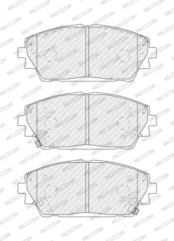Комплект гальмівних колодок переднийіх , MAZDA 3 1.5-2.0H 11.18-