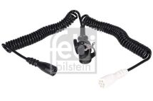 Спіральний електричний дріт (пластик / поліуретан, робоча довжина 4м, із штекерами, кількість контактів: 7/15, тип штепсельної вилки: Aftermarket, 24В температурний діапазон85/-40)