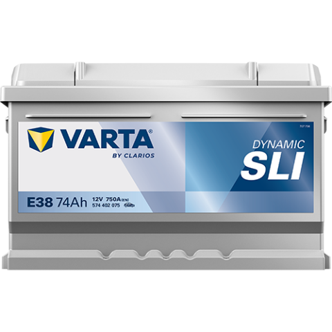 Аккумулятор VARTA 12 В 74Ач./750А (EN) Dynamic SLI (R+) 278x175x175 B13 - монтажный фланец 10.5мм (пусковой)