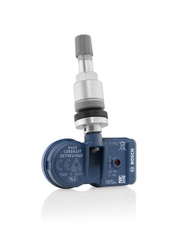 Універсальний датчик TPMS BOSCH сріблястого металевого кольору 433 МГц Універсальний датчик TPMS BOSCH сріблястого металевого кольору 433 МГц