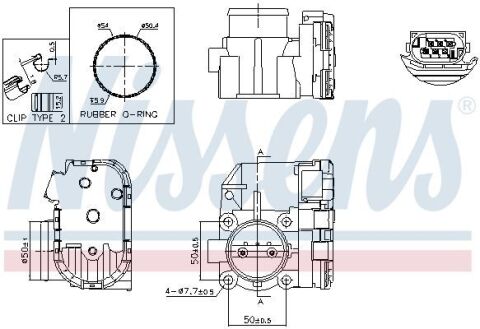 Корпус дросельного вузла