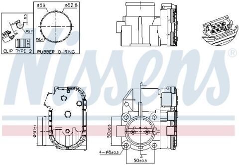 Корпус дросельного вузла