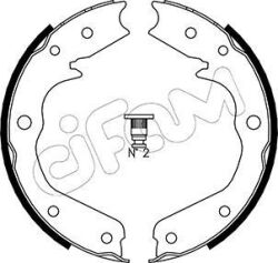 Комплект барабанних колодок CIFAM ACURA  MDX (YD1) 3.5 Повний 01-05, HONDA ODYSSEY (RL1, RA6, RA_) 2.4 (RB3) 08-13