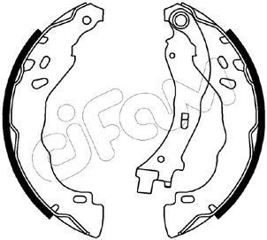 Комплект барабанних колодок CIFAM CITROEN C-ELYSEE (DD_) 1.6 BlueHDi 100 14-16, PEUGEOT 208 I (CA_, CC_) 1.6 BlueHDi 100 15-19 Комплект барабанних колодок CIFAM CITROEN C-ELYSEE (DD_) 1.6 BlueHDi 100 14-16, PEUGEOT 208 I (CA_, CC_) 1.6 BlueHDi 100 15-19