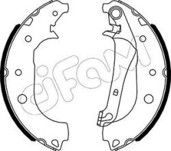 Комплект барабанних колодок CIFAM FORD  ECOSPORT 1.0-2.0 13-