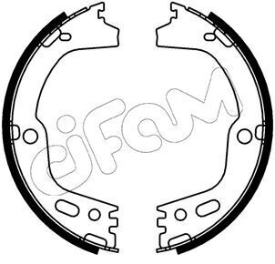 Комплект барабанных колодок CIFAM HYUNDAI H350 Автобус 2.5 CRDI 15- Комплект барабанных колодок CIFAM HYUNDAI H350 Автобус 2.5 CRDI 15-