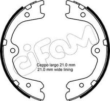 Комплект барабанних колодок CIFAM INFINITI  FX 35 03-08, NISSAN MURANO II (Z51) 3.5 07-14