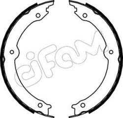 Комплект барабанних колодок CIFAM LEXUS  LX (_J2_) 450d (VDJ201) 15-, TOYOTA LAND CRUISER 200 (_J2_) 4.0 (GRJ200_, GRJ200R) 10-