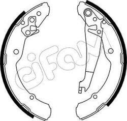 Комплект барабанных колодок CIFAM SKODA OCTAVIA I (1U2) 1.9 TDI 05-10, VW JETTA IV (162, 163, AV3, AV2) 1.4 TSI Hybrid 11-17 Комплект барабанных колодок CIFAM SKODA OCTAVIA I (1U2) 1.9 TDI 05-10, VW JETTA IV (162, 163, AV3, AV2) 1.4 TSI Hybrid 11-17
