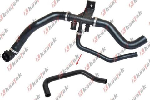 Патрубок системи охолодження KAUTEK FIAT Ducato 2,2D 06-, CITROEN Jumper 2,2HDi 06- Патрубок системи охолодження KAUTEK FIAT Ducato 2,2D 06-, CITROEN Jumper 2,2HDi 06-