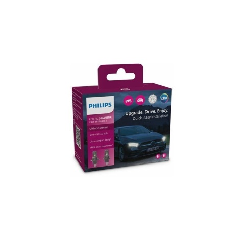 Лампа світлодіодна H4/H19 12V 20W LED (комплект)