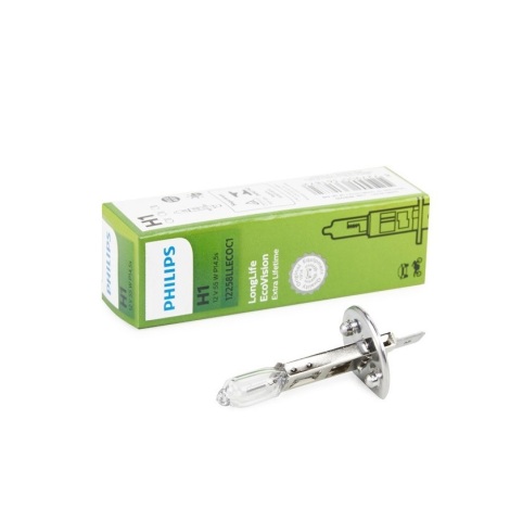Лампа галогенна H1 12V 55W P14,5s LongLife EcoVision