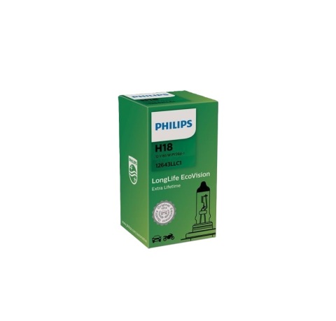Лампа галогенна H18 12V 65W LongLife EcoVision Лампа галогенна H18 12V 65W LongLife EcoVision
