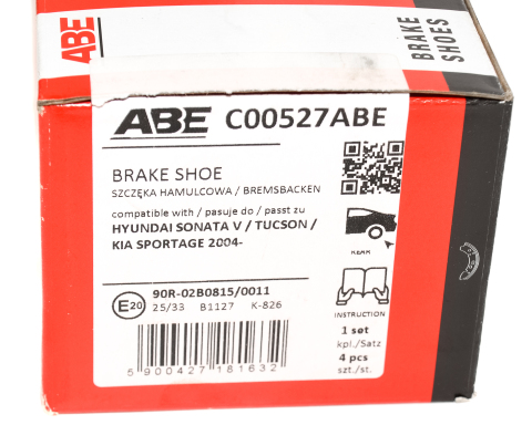 Колодки гальмівні стояночного гальма, комплект