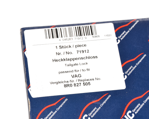 Замок кришки багажника Замок кришки багажника