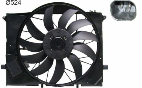 Вентилятор MB W220 Вентилятор MB W220