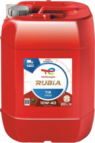 Моторна олива TOTAL RUBIA TIR7400 10W40, 20 літрів