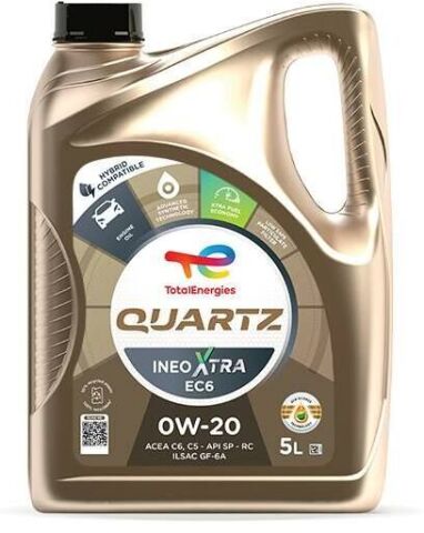 Моторное масло TOTAL QUARTZ INEO XTRA EC6 0W-20, 5 литров