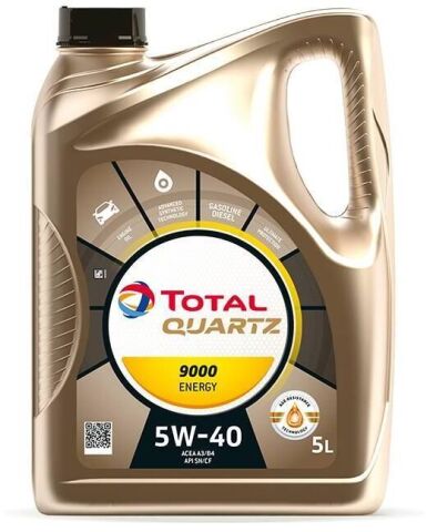 Моторна олива Total QUARTZ 9000 ENERGY 5W-40, 5 літрів Моторна олива Total QUARTZ 9000 ENERGY 5W-40, 5 літрів