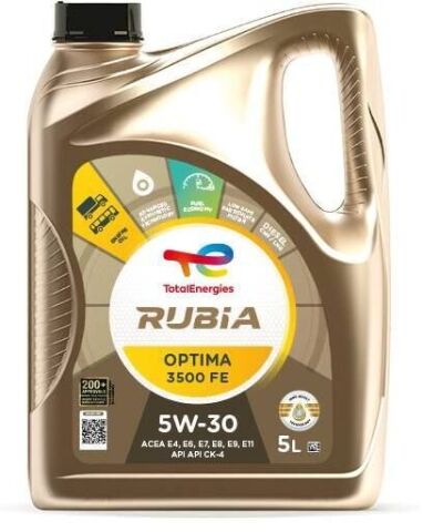 Моторна олива Total RUBIA OPTIMA 3500 FE 5W-30, 5 літрів