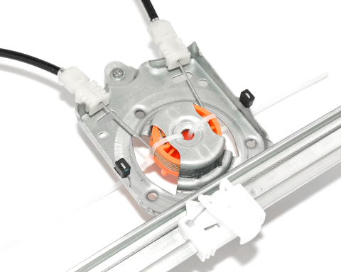 Склопідйомник електричний, без моторчика (R, правий, передній) Renault Laguna II 