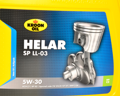 Моторное масло KROON OIL HELAR SP LL-03 5W-30, 4 литра