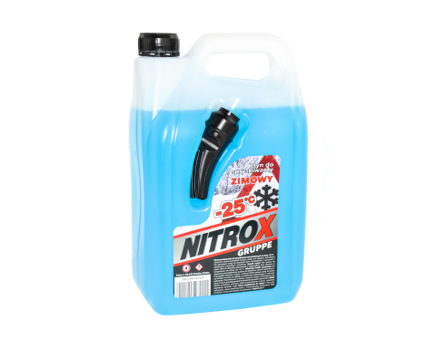 Рідина склоомивача (зимова -25) Bubble Gum (голубий), 4 літра