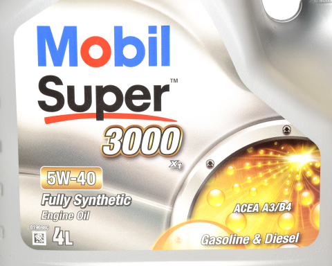 Моторное масло Mobil Super 3000 X1 5W-40, 4 литра Моторное масло Mobil Super 3000 X1 5W-40, 4 литра