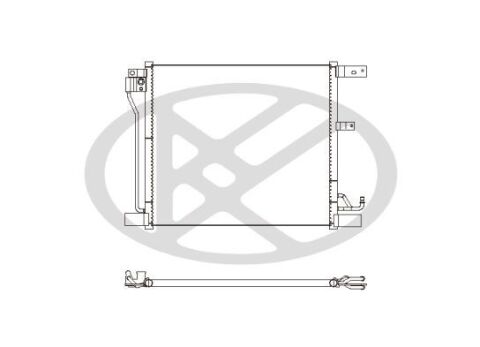 Радіатор кондиціонера в зборі