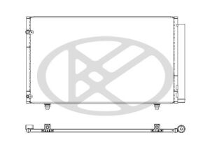 Радіатор кондиціонера в зборі