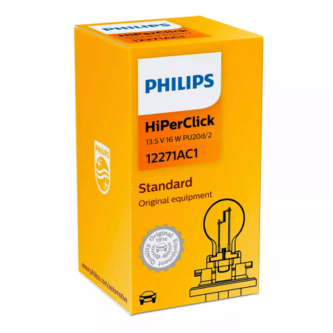 Лампа галогенна PU20d/2 16W 12V Hiper Click Standard