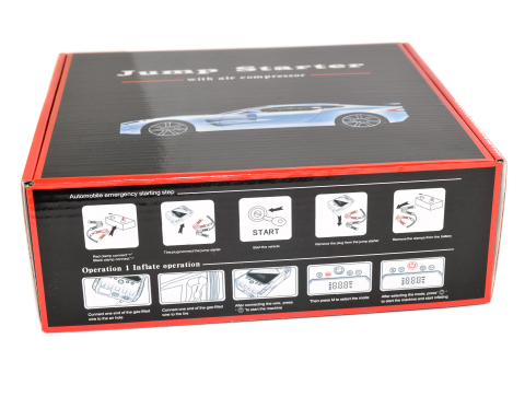 Пускозарядний пристрій з функцією насоса і ліхтариком (пусковий струм 800А) Premium Пускозарядний пристрій з функцією насоса і ліхтариком (пусковий струм 800А) Premium