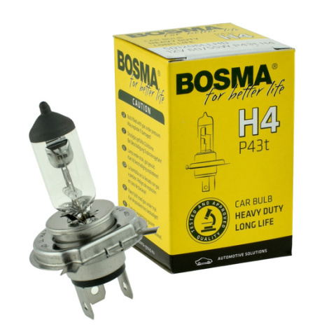 Лампа галогенна H4 12V 60/55W LONG LIFE HEAVY DUTY