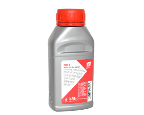 Гальмівна рідина DOT4, 0,25 літра
