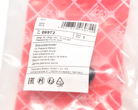 Датчик тиску оливи Citroen/Daewoo/Opel (чорний)