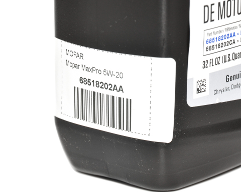 Моторна олива Mopar MaxPro 5W-20 (0.946L)