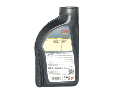 Олива мот 5W30 1L Titan GT1 Pro C-3 API SN,ACEA C3,VW 504.00/507.00,MB229.31