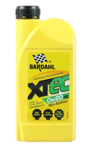 Моторна олива Bardahl "Xtec 0W20 fe",1 л.