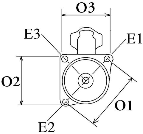 Стартер Audi Q7/VW Touareg 3.0 TDI 07-18 (12V/2kw) (z=15) = 116000