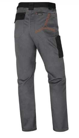 Брюки літні Delta Plus M2PA3, сірий-помаранчевий (S)