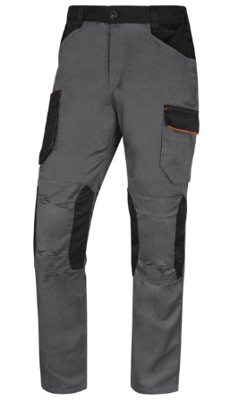 Брюки літні Delta Plus M2PA3, сірий-помаранчевий (S)