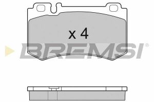 Гальмівні колодки зад. MB W211/W220 01-08 (brembo) (111,5x63,9x15,8)